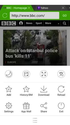 Web Browser android App screenshot 9